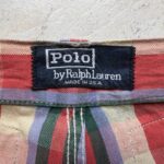 イタリア古着ディグ日記 #2 Polo Ralph Lauren (ポロ ラルフローレン) マドラスチェック ショート トラウザーズ IMG_4643