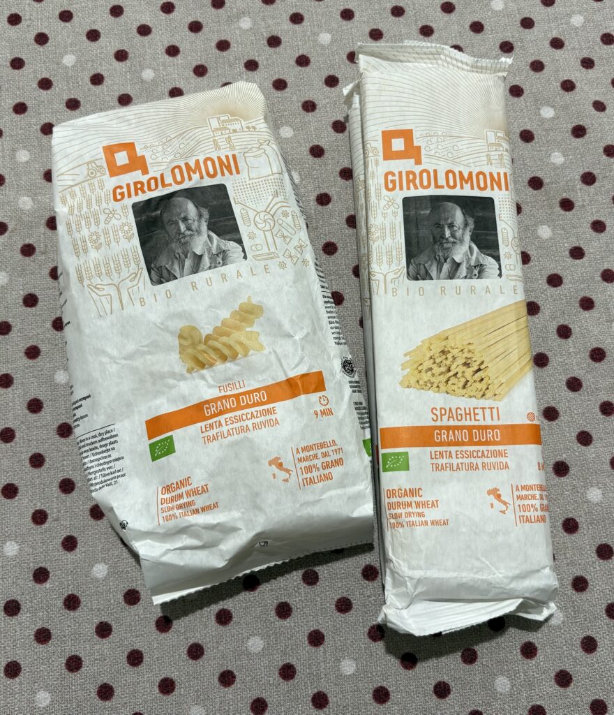 "イタリア土産"におすすめの、イタリアのオーガニックブランド GIROLOMONIのパスタ