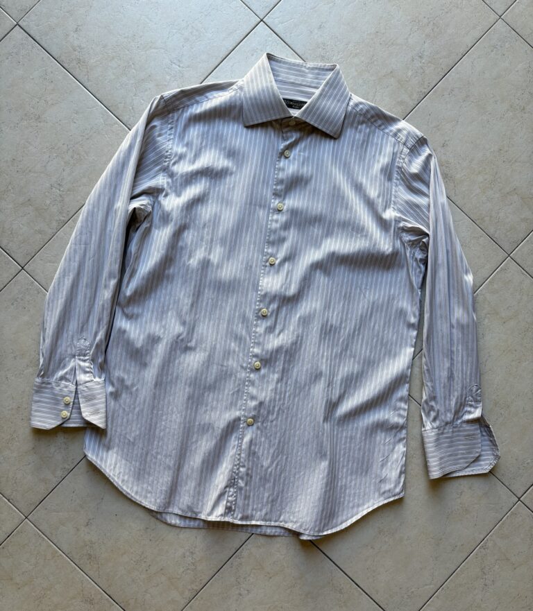 イタリア古着ディグ日記 #11 Corneliani(コルネリアーニ) ストライプシャツ
