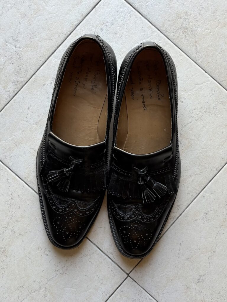 イタリアのシューメーカー Enzo Bonafèのキルトタッセルローファー