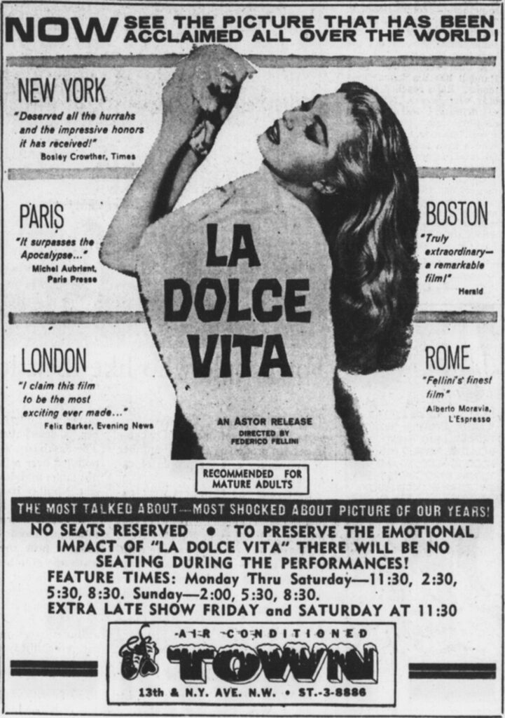 甘い生活 La Dolce Vita フェデリコ　フェリーニ監督