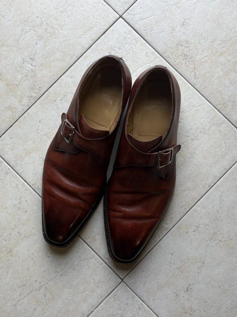 Sutor Mantellassiのシングルモンクストラップシューズ