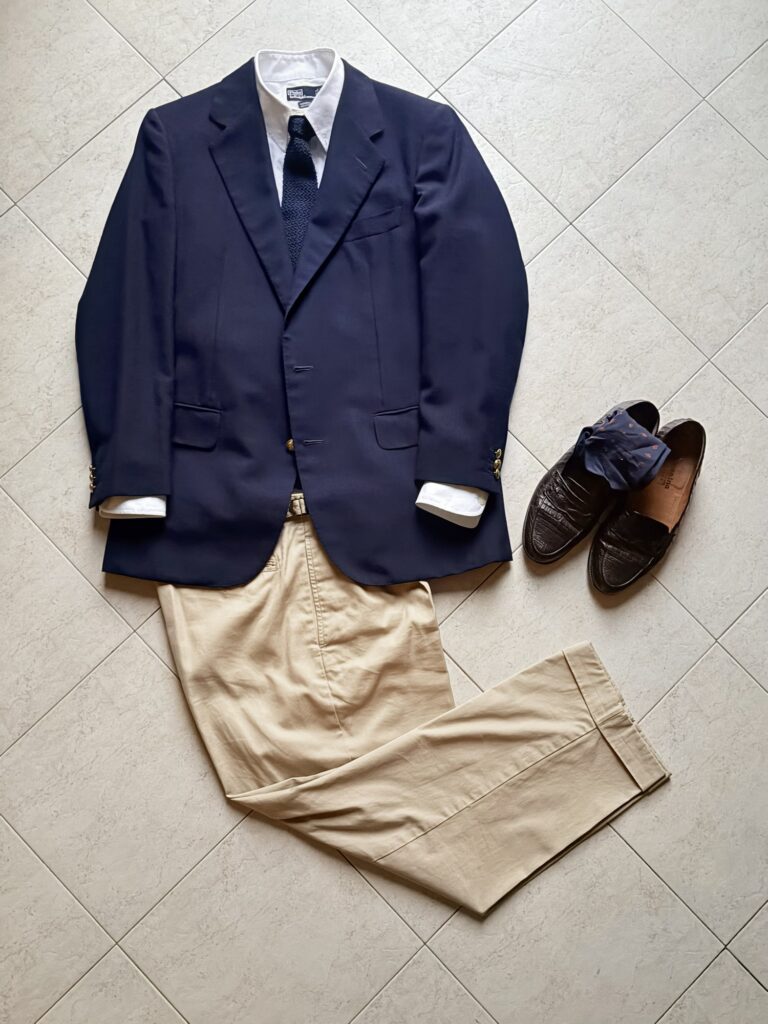 イタリア ディナー 服装 男性 春夏 ブレザーコーデ