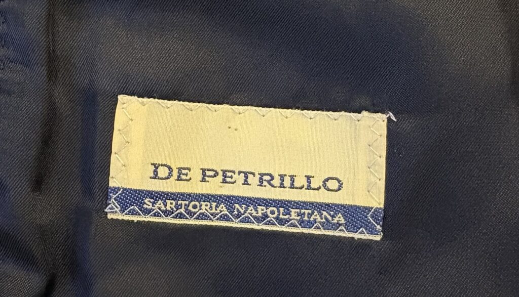 De Petrillo（デ・ペトリロ／イタリア・ナポリ）の私物ジャケットのロゴ