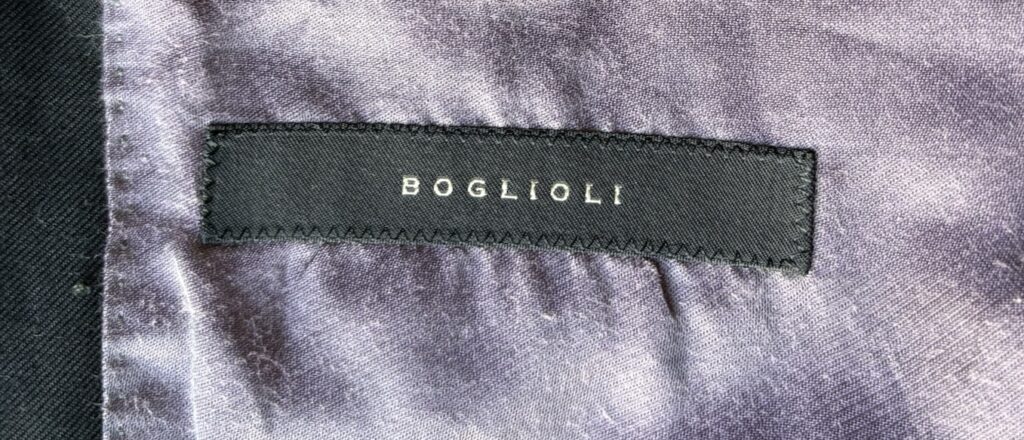 Boglioli（ボリオリ／イタリア・ブレシア）の私物ジャケットのロゴ