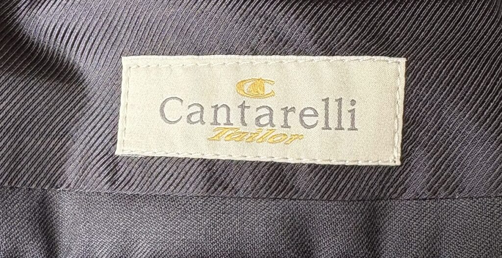 Cantarelli（カンタレリ／イタリア・トスカーナ）の私物ジャケットのロゴ
