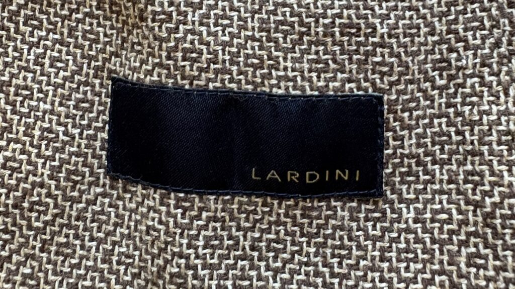Lardini（ラルディーニ／イタリア・マルケ）の私物ジャケットのロゴ