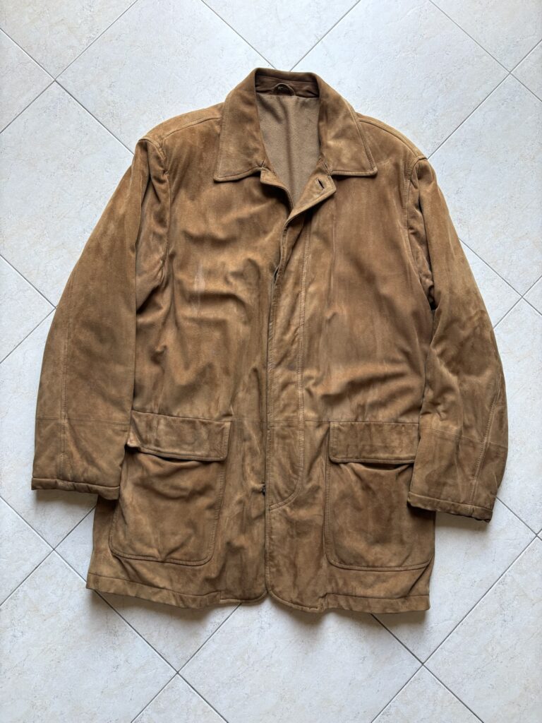 Enrico Mandelli Suede Half Coat
